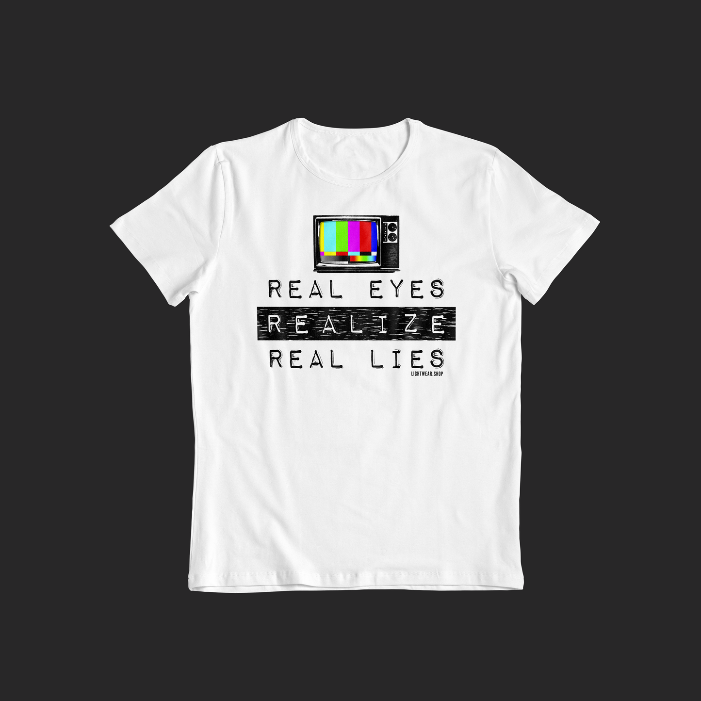 Mens Short Sleeve Clearance (Real Eyes Realize Real Lies)