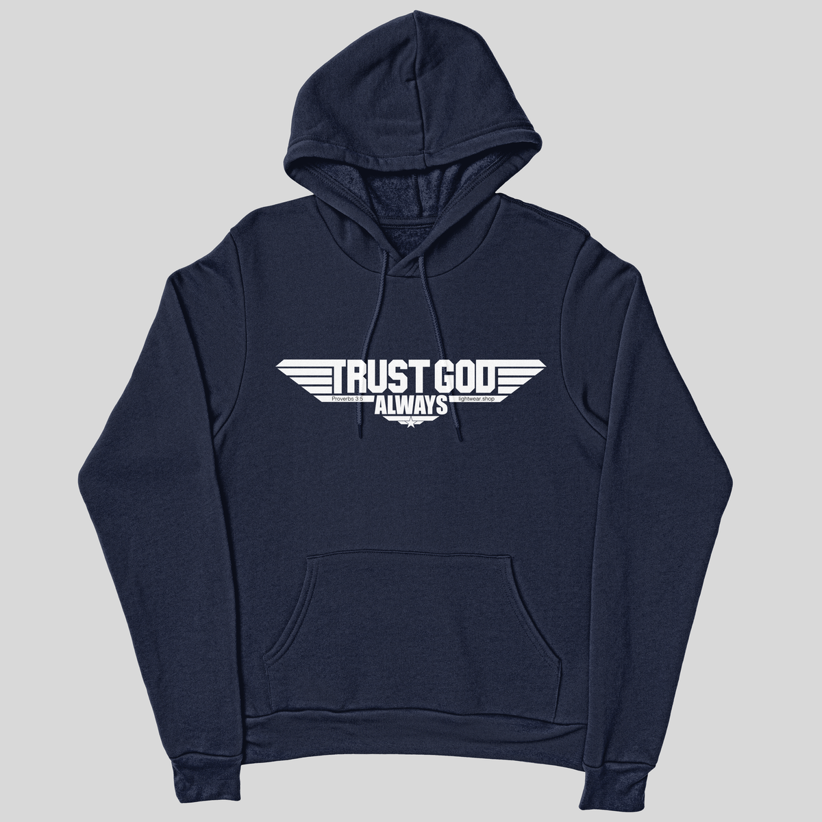 Trust God Christian Hoodie – Proverbs 3:5