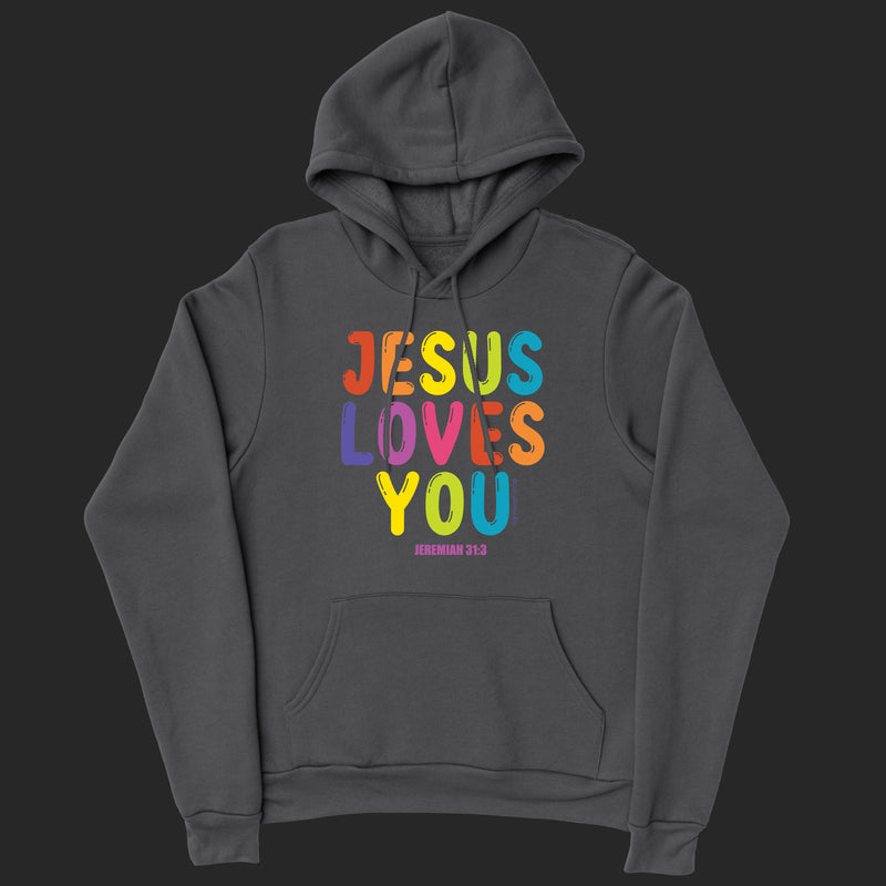 Jesus Loves You Hoodies
