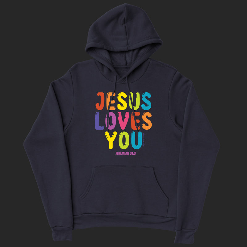 Jesus Loves You Hoodies