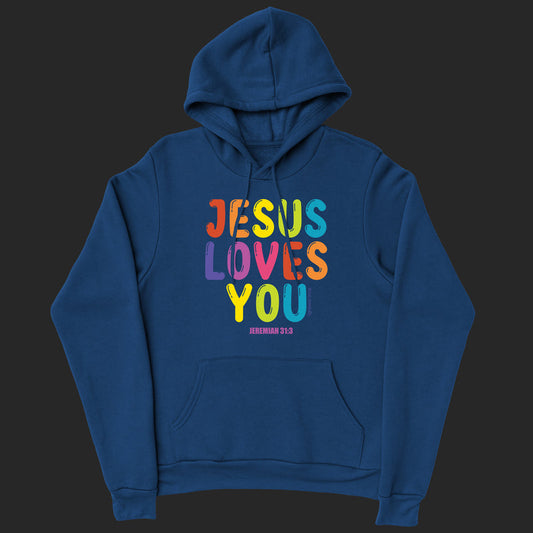Jesus Loves You Hoodies