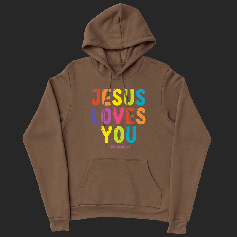 Jesus Loves You Hoodies