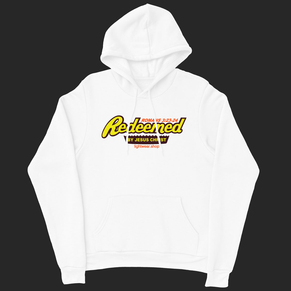 Redeemed Christian Hoodie - Romans 3:23-24